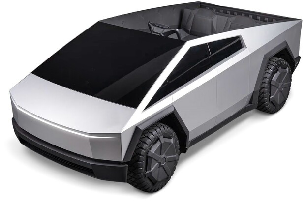 Zmenšená Tesla Cybertruck pro děti je trhák. Vyprodala se během chvíle