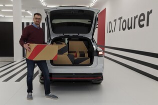 Prověřili jsme prostornost „elektrického Passatu Variant“, Volkswagenu ID.7 Tourer