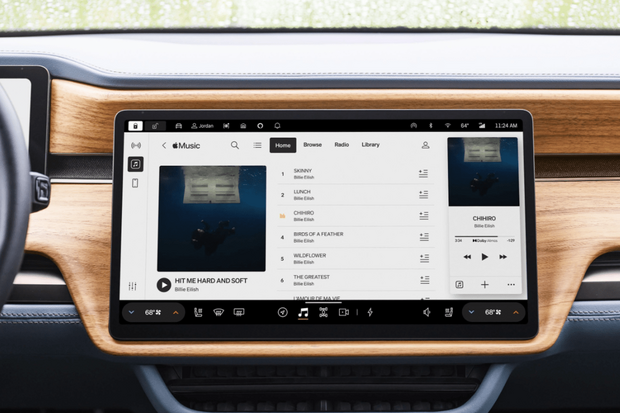 Rivian sice nepodporuje Apple CarPlay, ale přidává podporu Apple Music