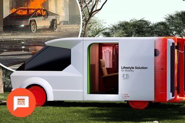 LG láká na moderní kancelář a Tesla vybouchla u Trump Hotelu