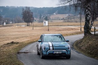 S vozem Kia EV3 jsme byli nejúspornější posádkou na Czech New Energies Rallye 2025