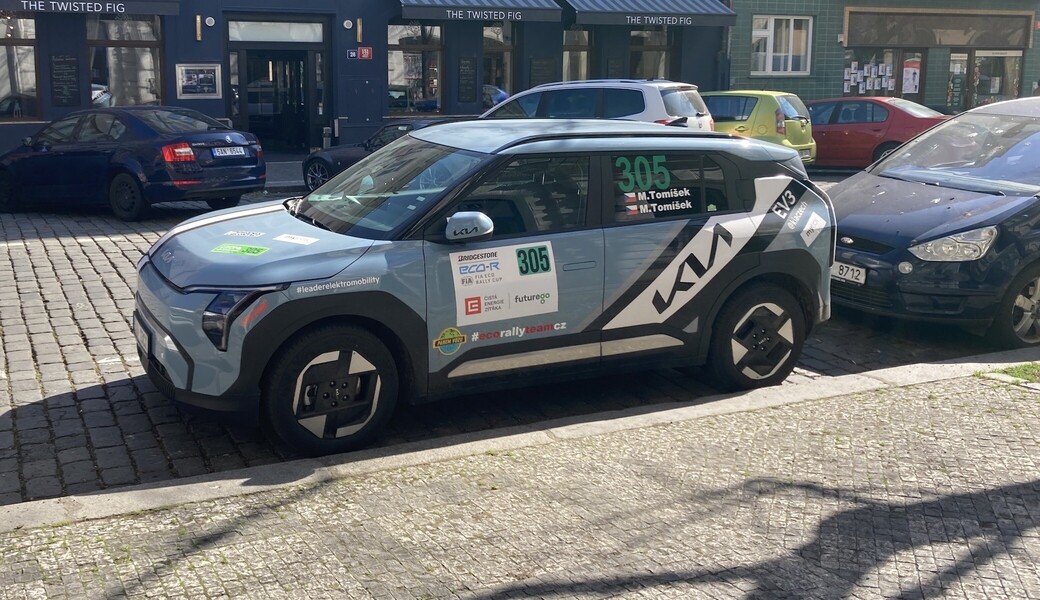 Kurýrem v elektromobilu Kia EV3
