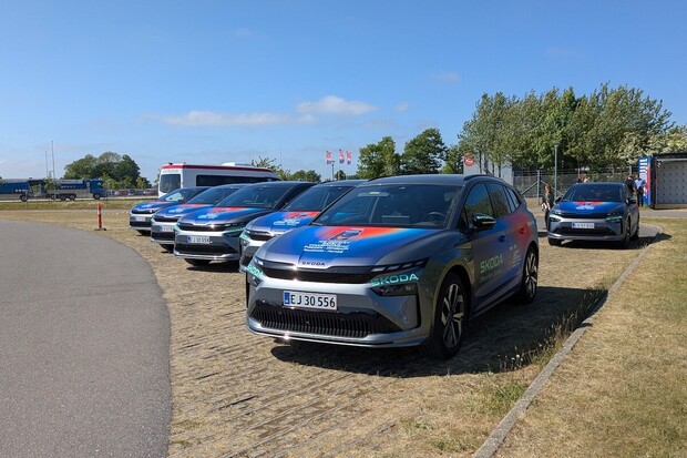 Elektrická flotila Škoda na mistrovství světa v ledním hokeji