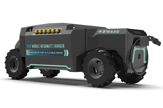 Mobilní nabíječka Komatsu Dimaag přináší revoluci do světa stavebních strojů