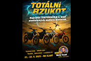 TOTÁLNÍ BZUKOT: Do Slaného míří elektrické enduro motorky