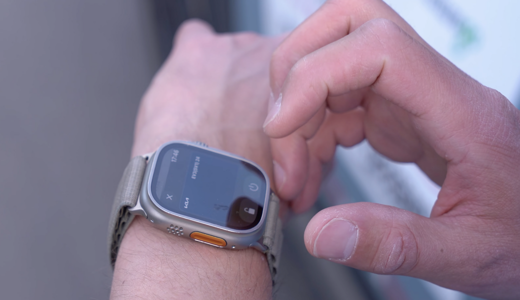 Kia EV3 a Apple Watch Ultra 2