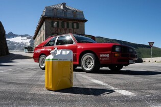 Závodní Audi Sport Quattro z 80. let se poprvé projelo na e-palivo