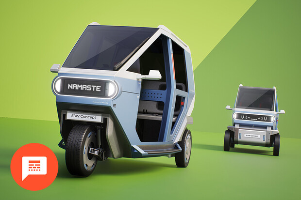 Hyundai ukázal elektrický tuk-tuk, Mercedes zase vrchol luxusu