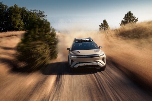 Kalifornský průzkumník: Lucid Gravity X míří mimo vyšlapané cesty