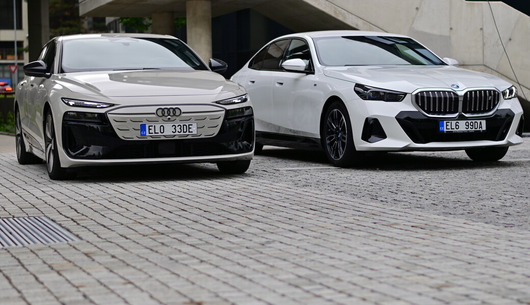 Souboj luxusních elektromobilů: Audi A6 e-tron vs. BMW i5