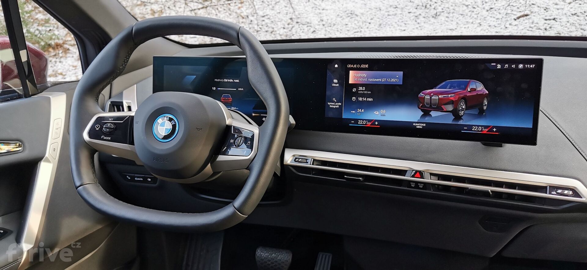 Interiér BMW iX