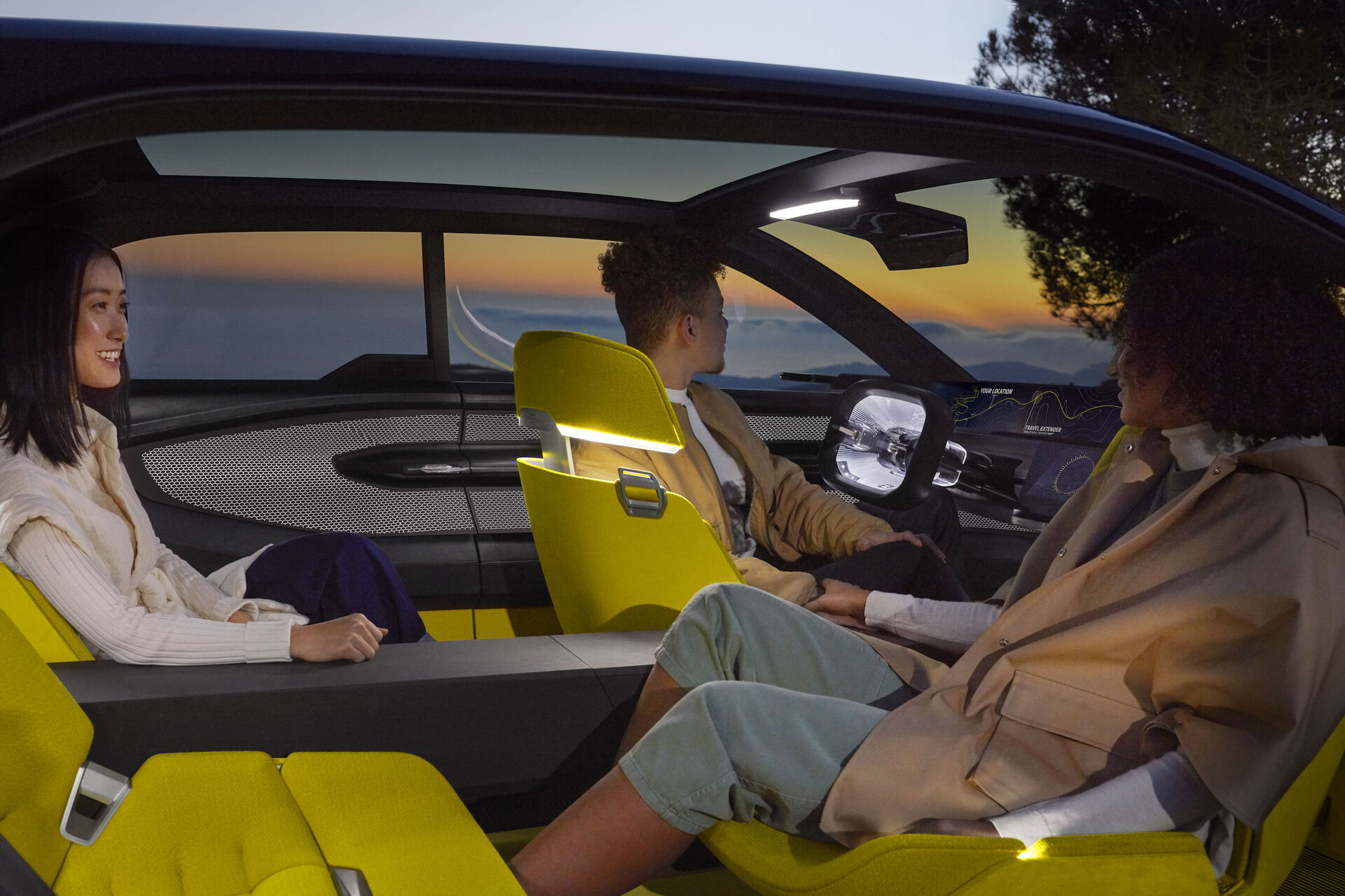 Interiér Renaultu MORPHOZ