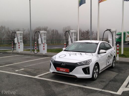 IONITY, Beroun, ČS OMV, dálnice D5, 18. km směr Praha