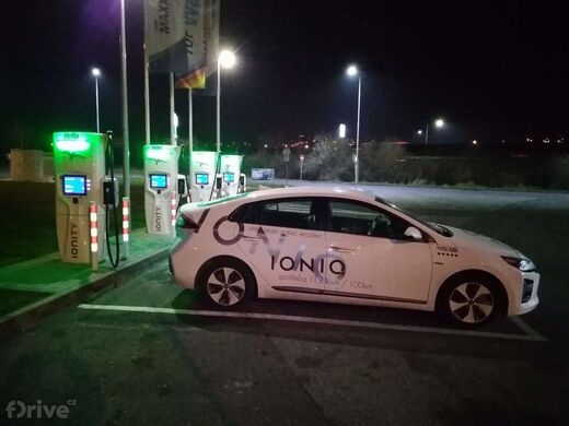 IONITY, Beroun, dálnice D5, 18. km směr Praha, ČS OMV