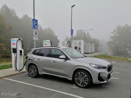 Ionity (CZ), dálnice D1, km 109. směr Brno, odpočívka Pávov, čerpací stanice OMV