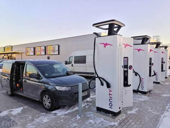 IONITY (CZ), dálnice D10, exit 71 Turnov, ul. Průmyslová, Billa