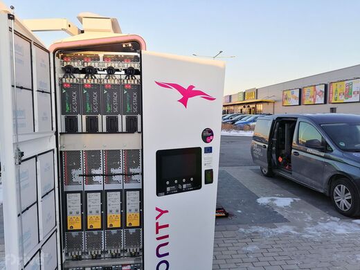IONITY (CZ), dálnice D10, exit 71 Turnov, ul. Průmyslová, Billa