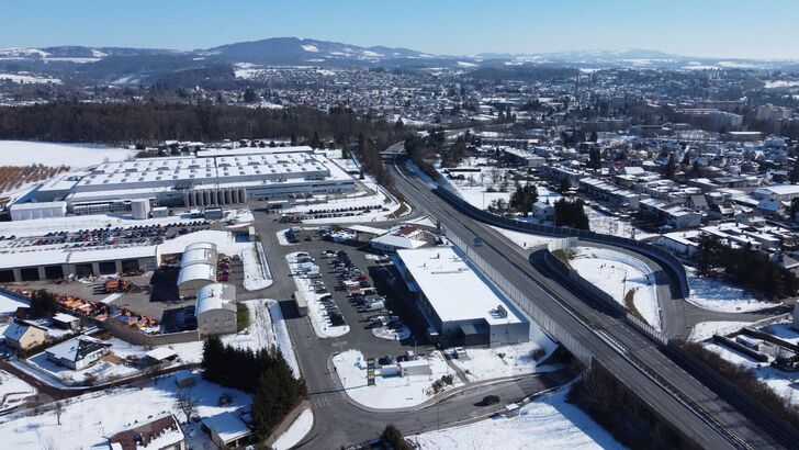 IONITY (CZ), dálnice D10, exit 71 Turnov, ul. Průmyslová, Billa