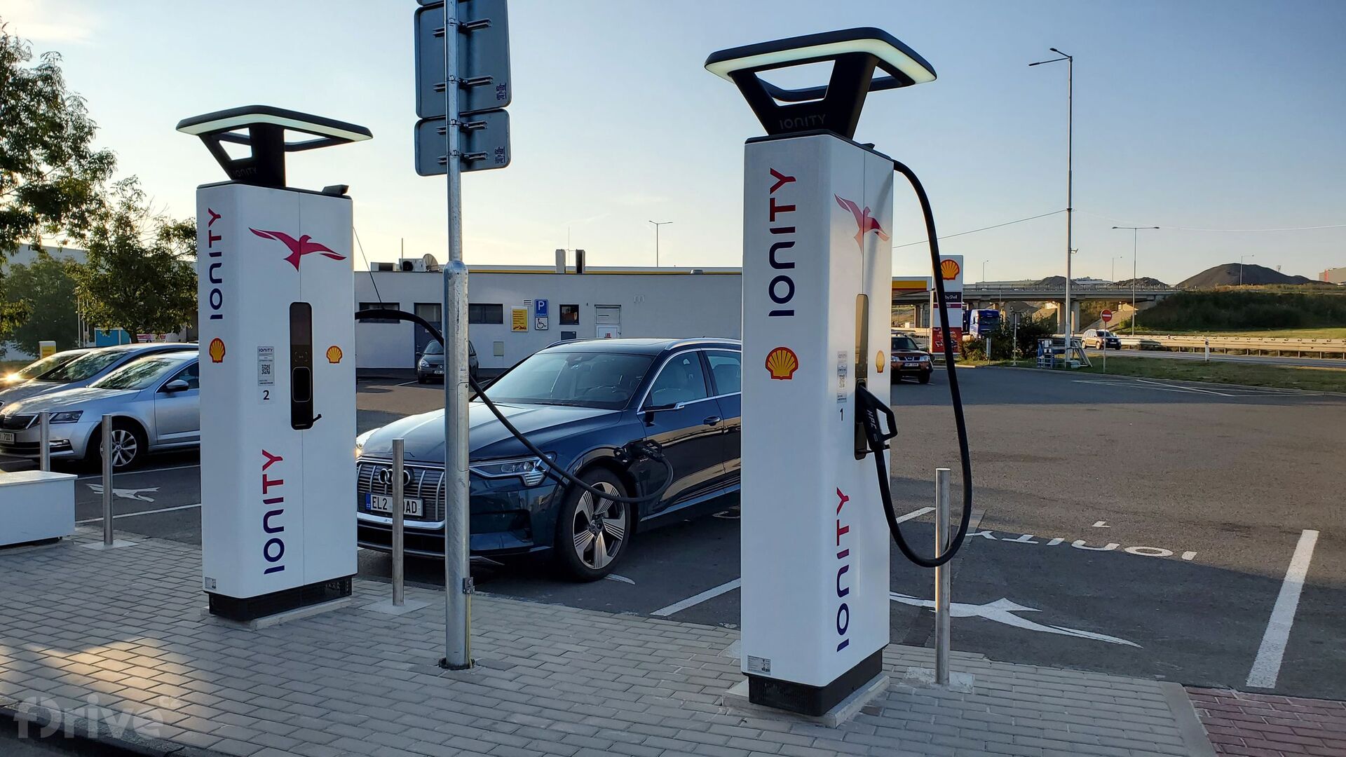 Ionity, dálnice D1 ve směru na Prahu, Nupaky