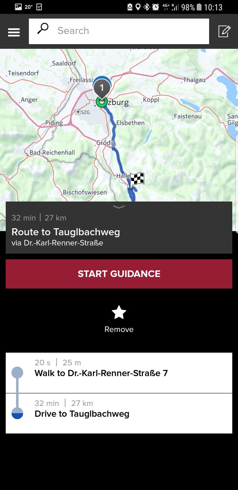 Jaguar F-PACE aplikace