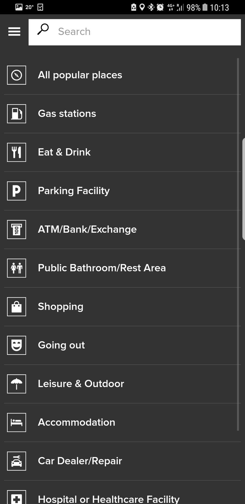 Jaguar F-PACE aplikace