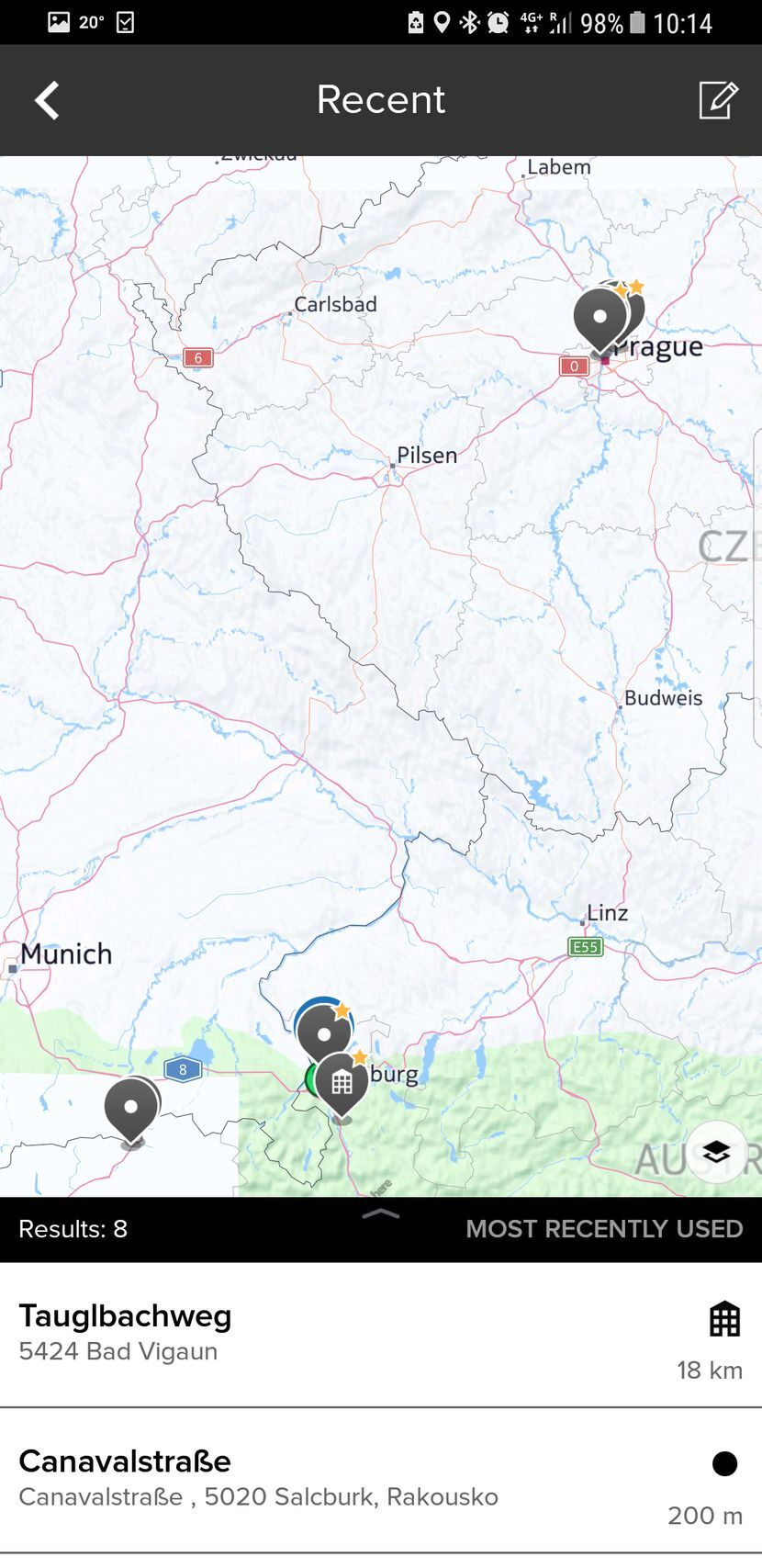 Jaguar F-PACE aplikace