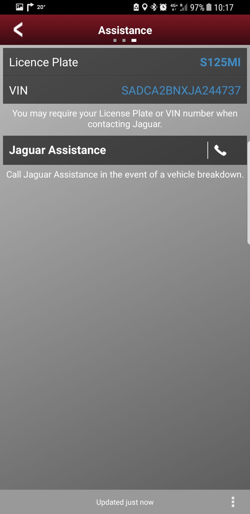 Jaguar F-PACE aplikace