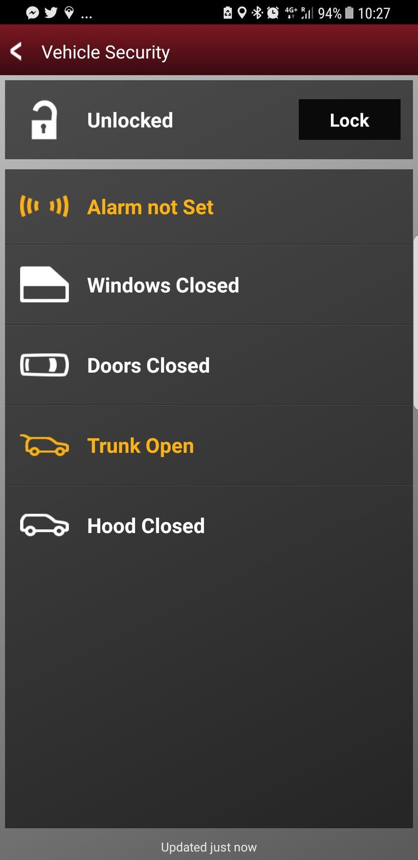 Jaguar F-PACE aplikace