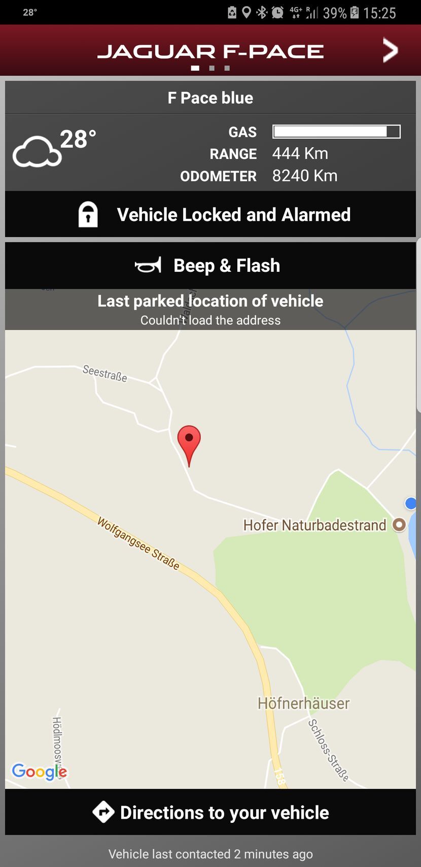 Jaguar F-PACE aplikace