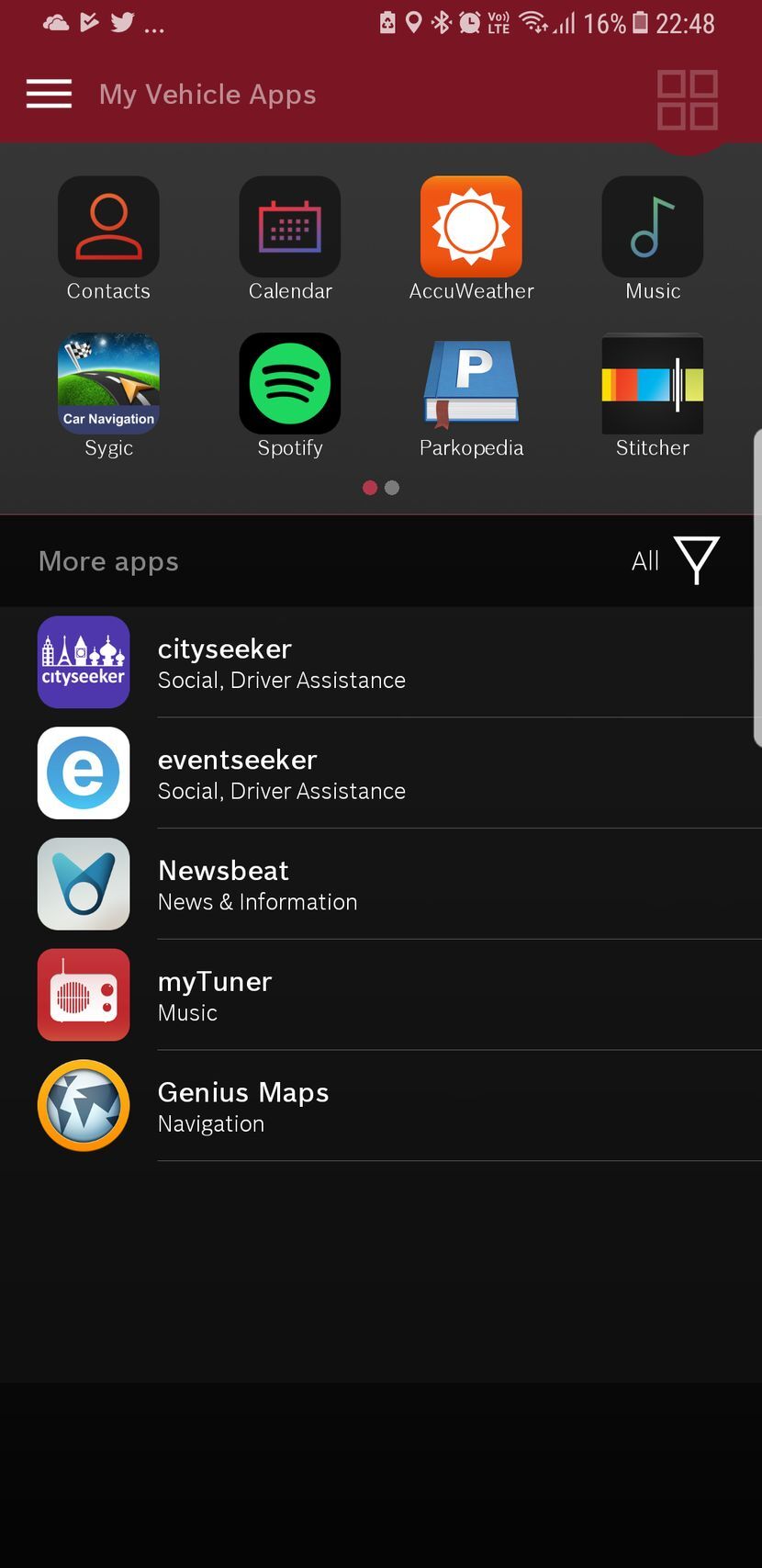 Jaguar F-PACE aplikace