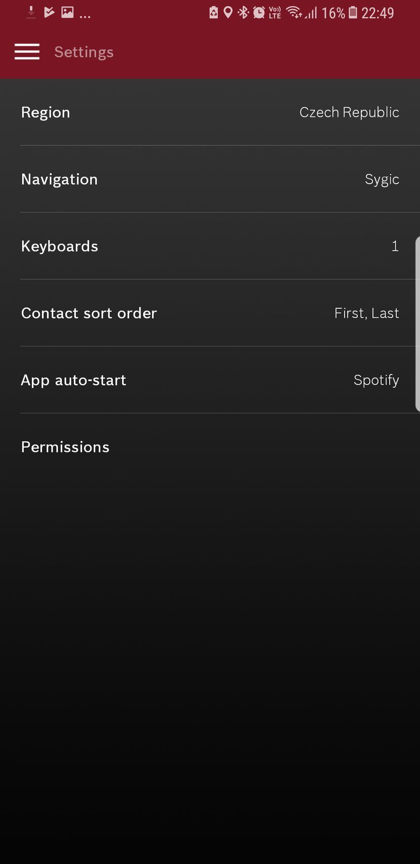 Jaguar F-PACE aplikace