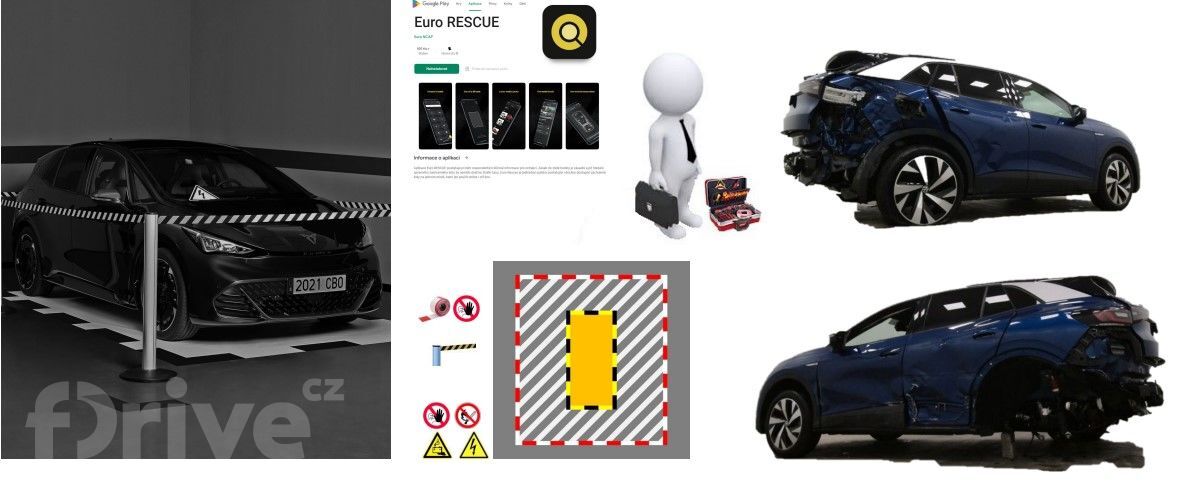 Karanténní koncept pro elektromobily s poškozenou baterií