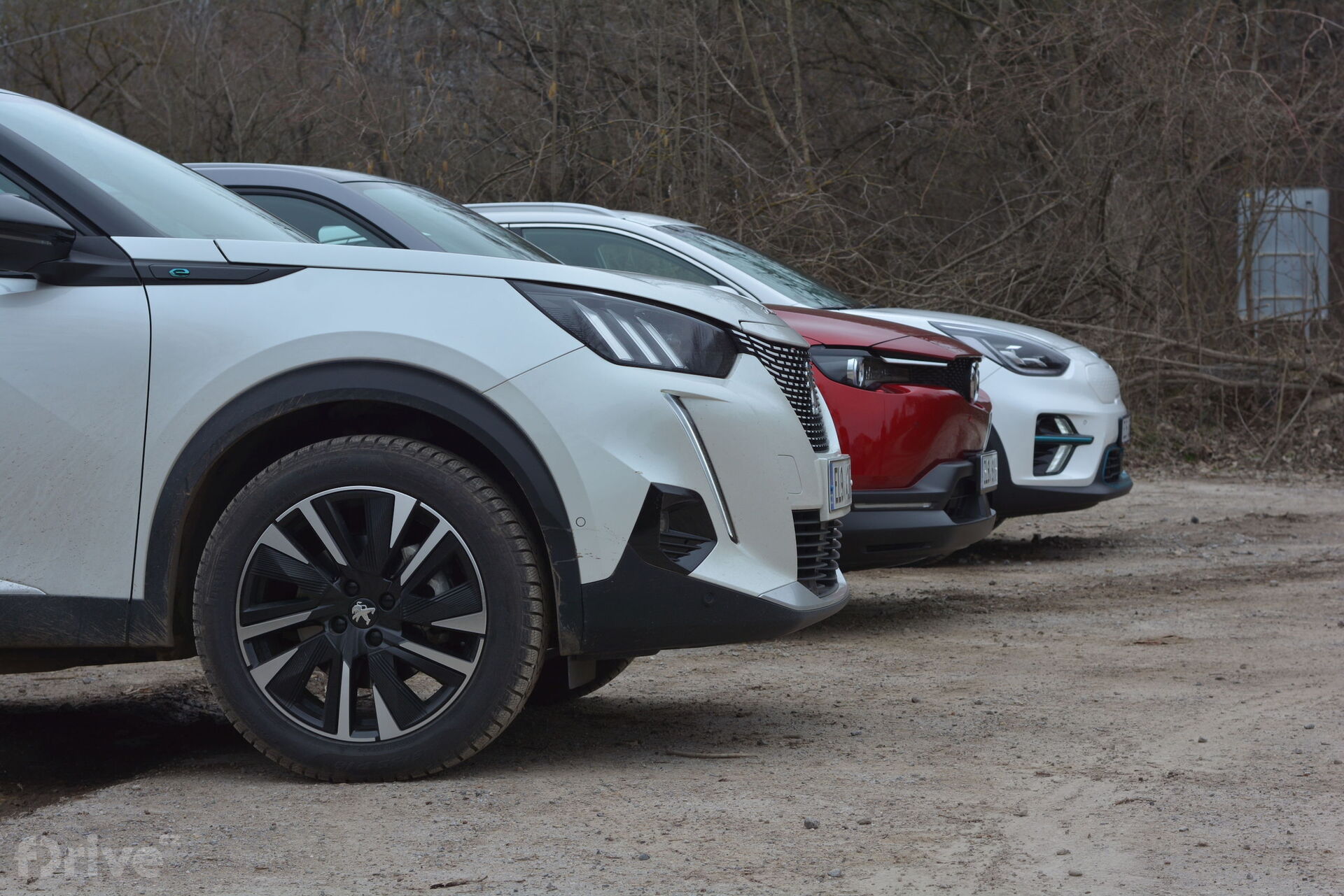 Kia e-Niro, Mazda MX-30 a Peugeot e-2008