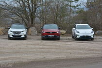 Kia e-Niro, Mazda MX-30 a Peugeot e-2008