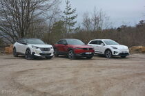 Kia e-Niro, Mazda MX-30 a Peugeot e-2008