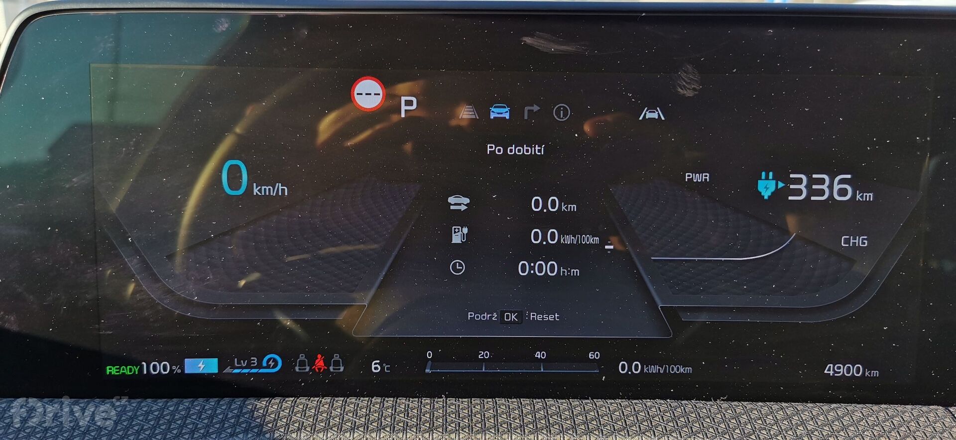 Kia EV6 Earth Long Range - test dálničního dojezdu