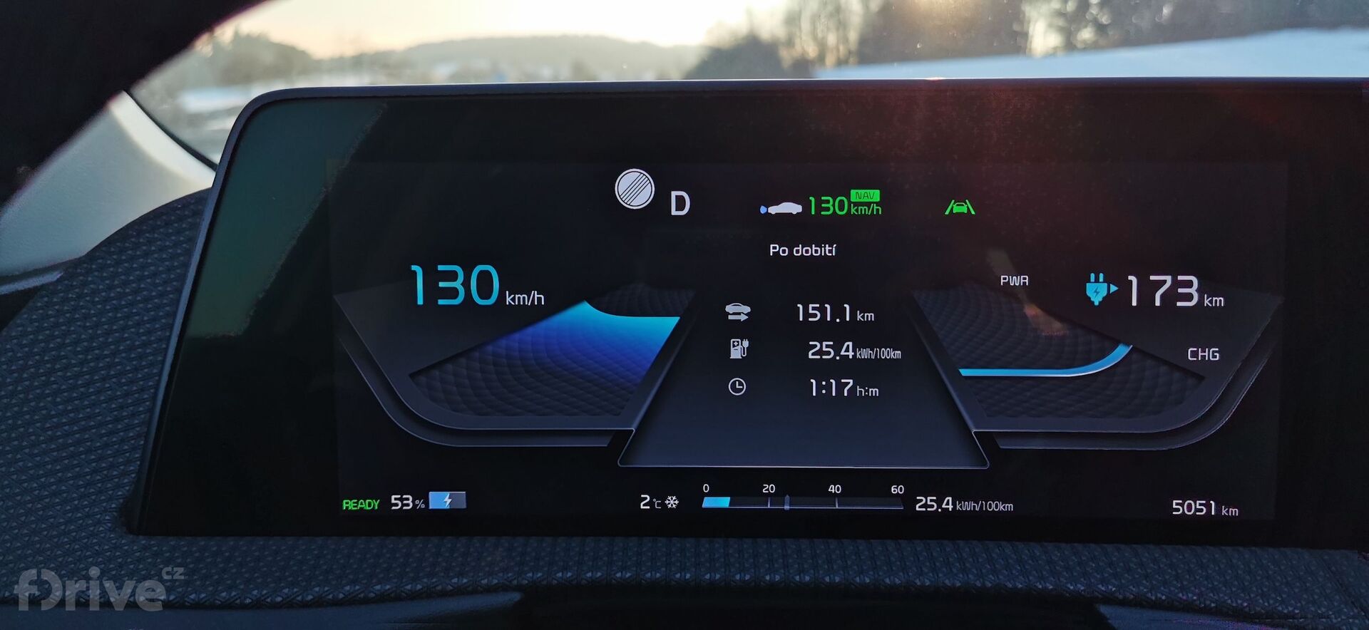 Kia EV6 Earth Long Range - test dálničního dojezdu