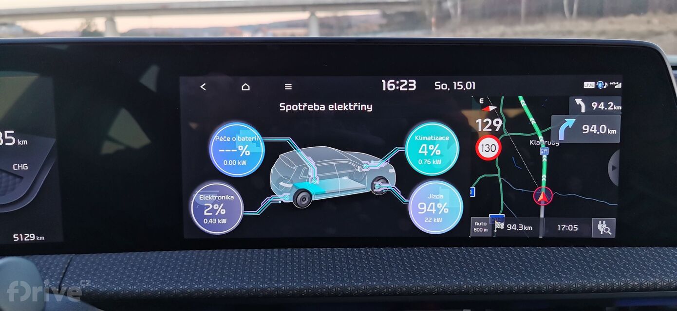 Kia EV6 Earth Long Range - test dálničního dojezdu