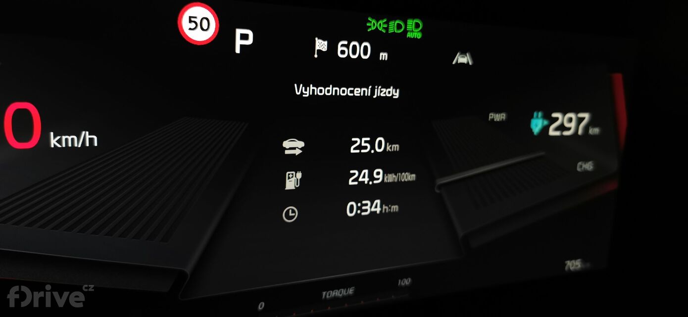 Kia EV6 spotřeba