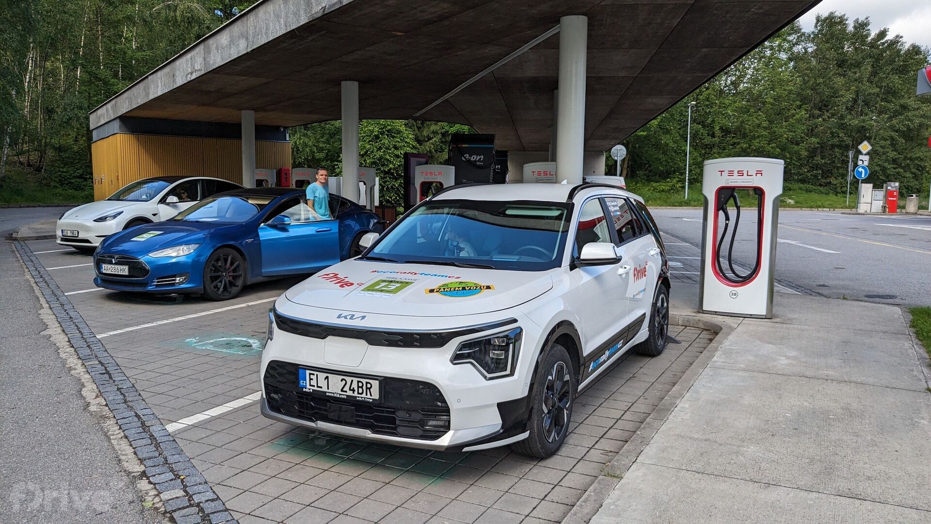 Kia Niro EV na hvězdicové jízdě