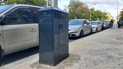 Lampa pro nabíjení elektromobilů v Praze