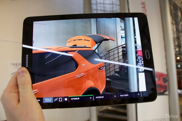 Land Rover Discovery v rozšířené realitě