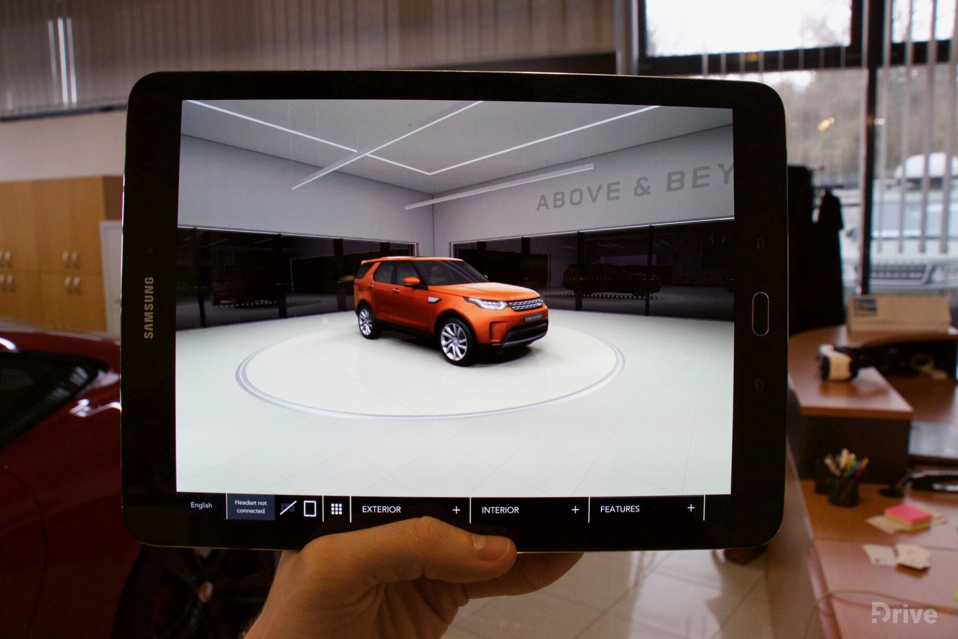 Land Rover Discovery v rozšířené realitě