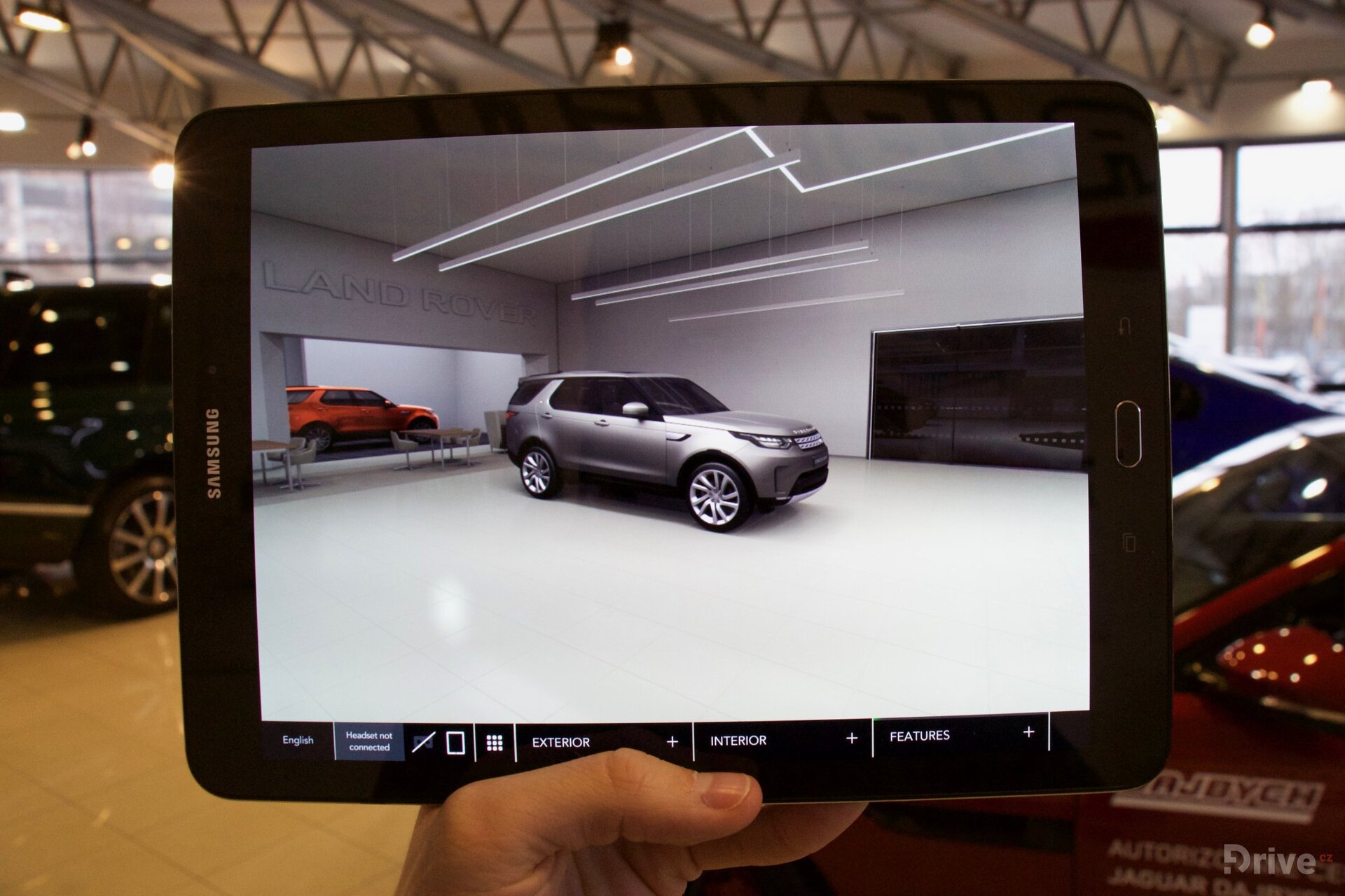 Land Rover Discovery v rozšířené realitě