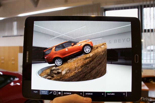 Land Rover Discovery v rozšířené realitě