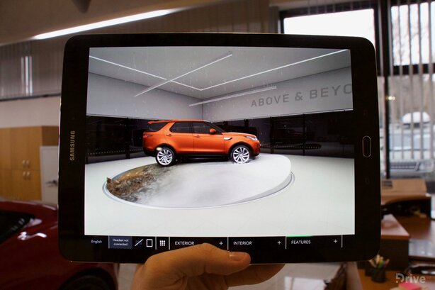 Land Rover Discovery v rozšířené realitě