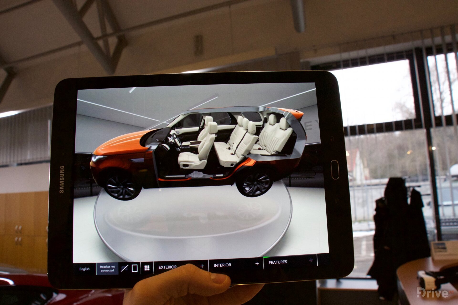 Land Rover Discovery v rozšířené realitě