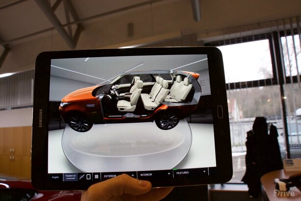 Land Rover Discovery v rozšířené realitě