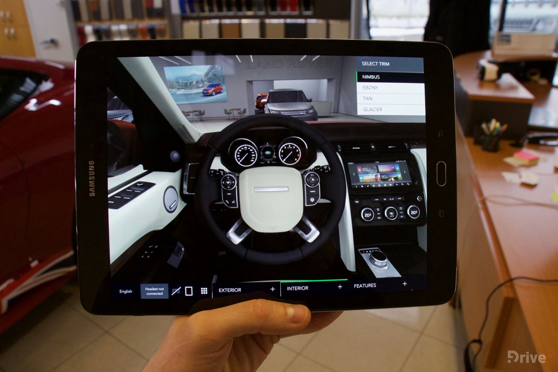 Land Rover Discovery v rozšířené realitě