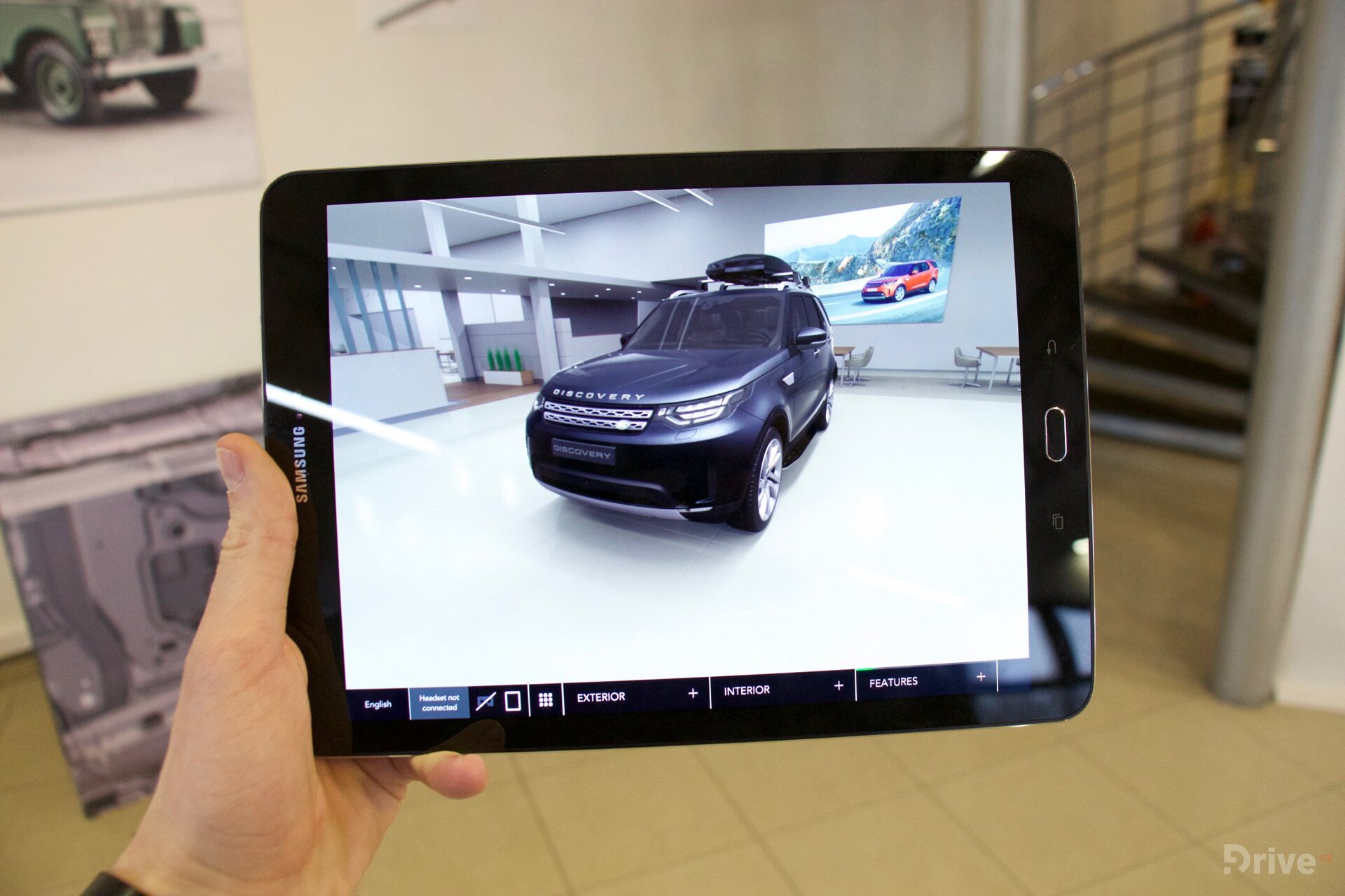 Land Rover Discovery v rozšířené realitě